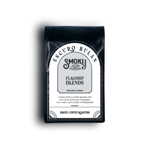 Bangladesh roasted Escuro Bulan coffee – earthy cocoa nut flavor